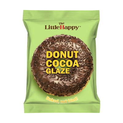 THE LITTLE HAPPY Donut Cocoa Glaze - ciambella glassata al cioccolato 50gr