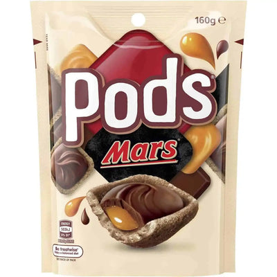 Pods Mars – Bocconcini di wafer ripieni di caramello Mars 160gr
