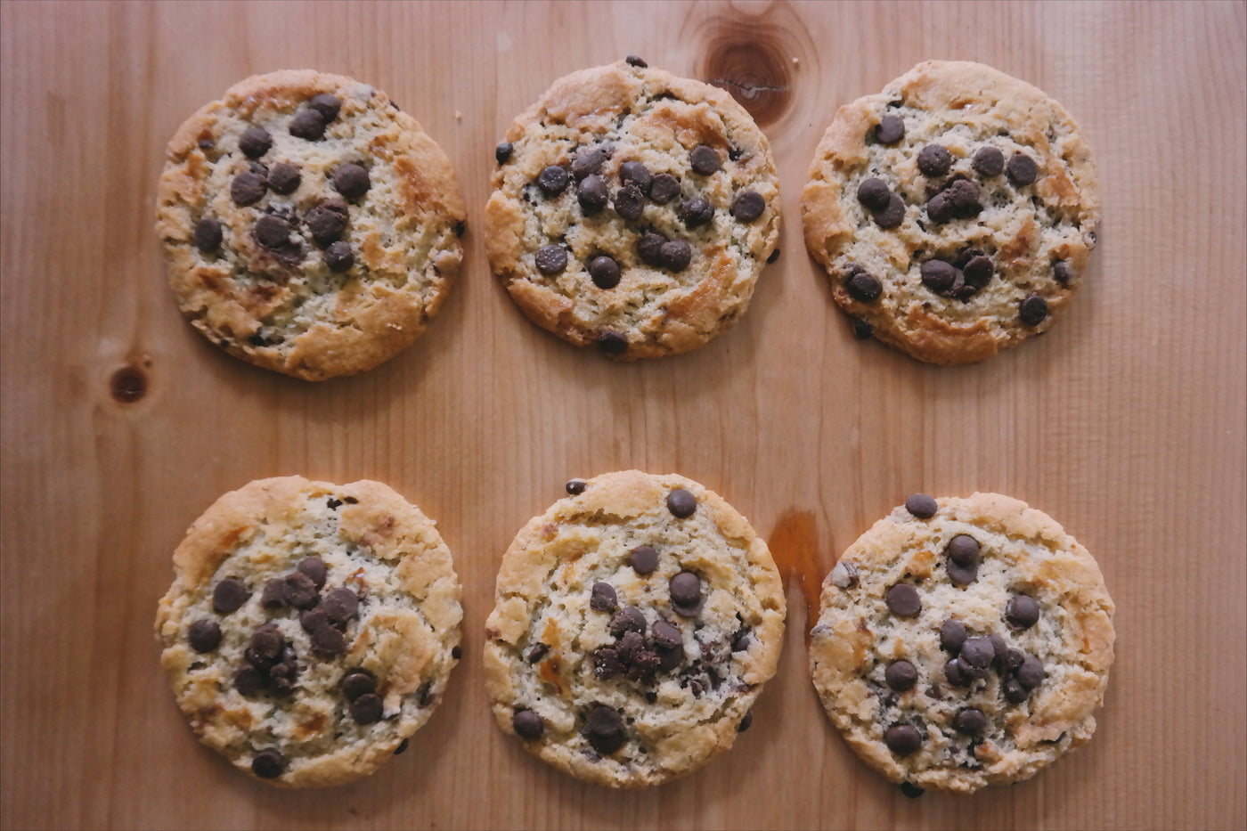 cookies con gocce di cioccolato