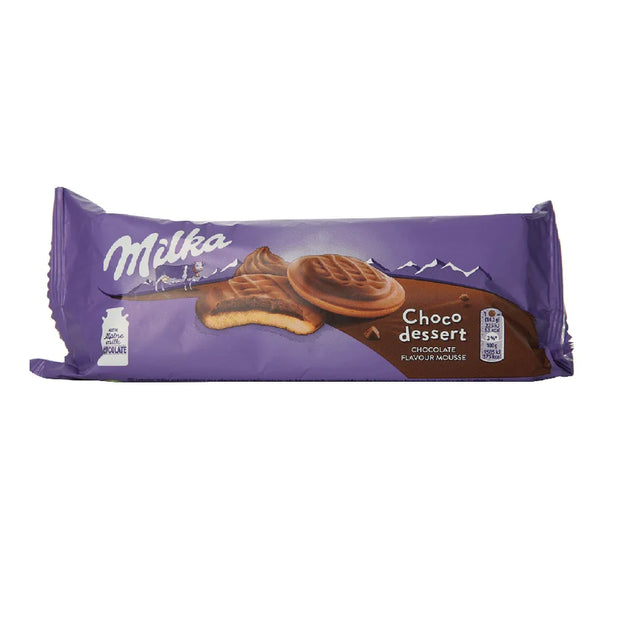 MILKA Choco Dessert Chocolate Mousse - Morbido Biscotto e Mousse al cioccolato Milka 128gr
