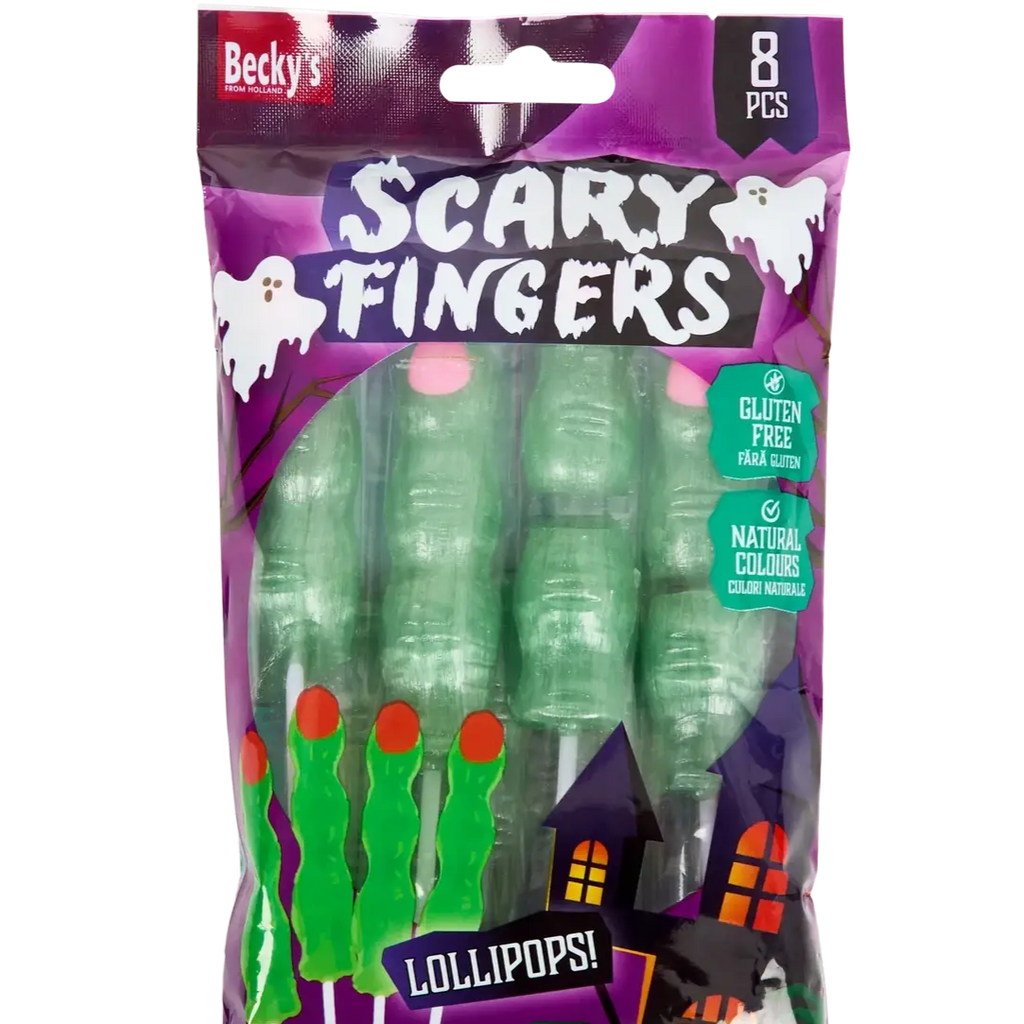 Becky’s Scary Fingers Lollipops 144g