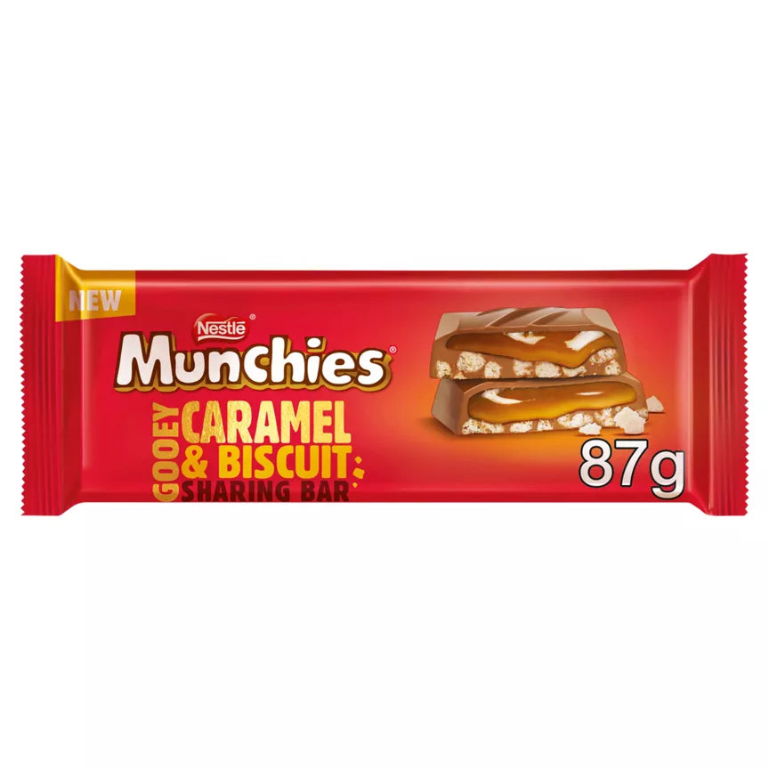 NESTLE' Munchies Gooey Caramel & Biscuit 87g