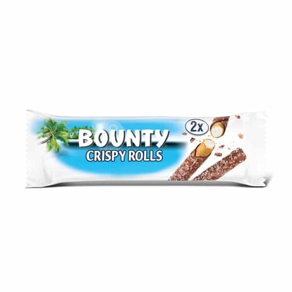 Bounty Crispy Rolls – Roll di Wafer al cocco e cioccolato