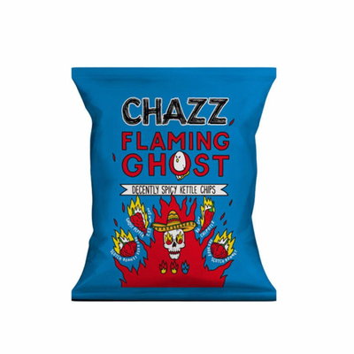 CHAZZ Potato Chips Flaming Ghost Pepper – Patatine piccanti 50 g