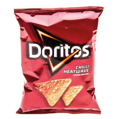 DORITOS CHILLI HEATWAVE 30gr - patatine tortilla chips leggermente piccanti