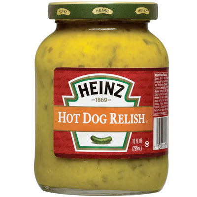 Heinz Hot Dog Relish - condimento ai cetriolini e alla senape da 296 ml