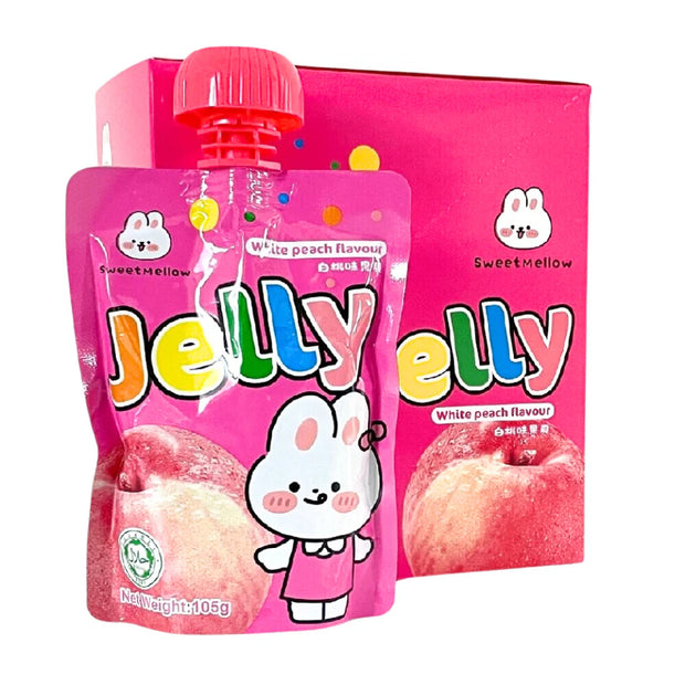 Sweet Mellow Jelly - White Peach Flavour 105g