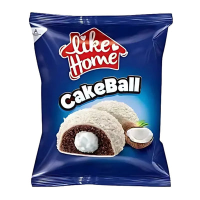 LIKE HOME CakeBall Coconut - torta al cacao ricoperta e ripiena di cocco 50g