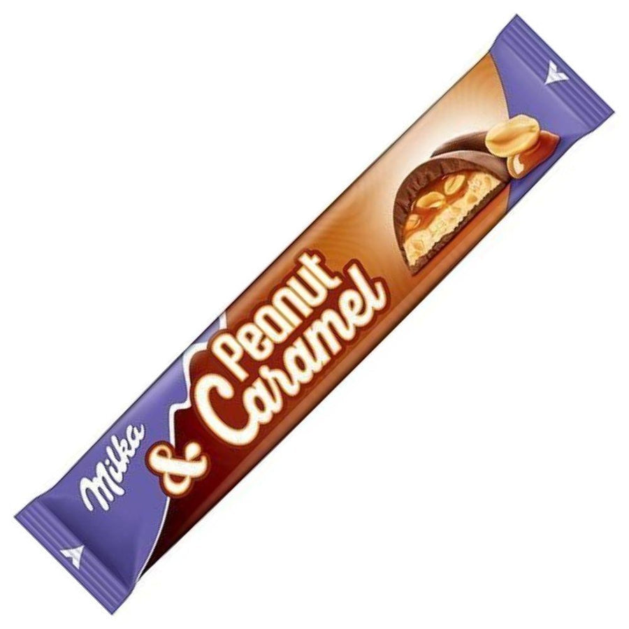 MILKA Peanut Caramel - barretta al cioccolato con arachidi e caramello