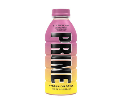 Prime Strawberry Banana - Energy Drink al gusto di Fragola e Banana 500ml