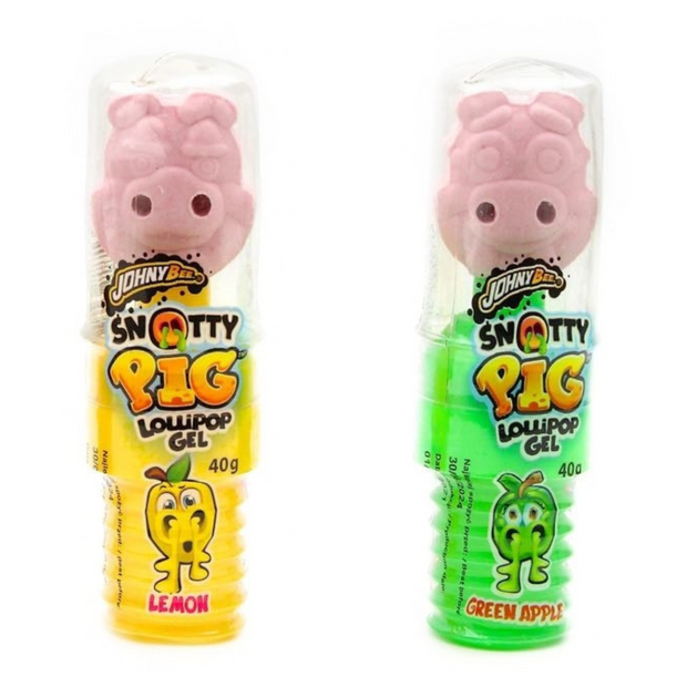 JOHNY BEE Snotty Pig - Caramella Lecca con Candy Gel