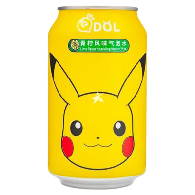 Qdol Pokemon Pikachu Bevanda Gassata Gusto Lime 330ml