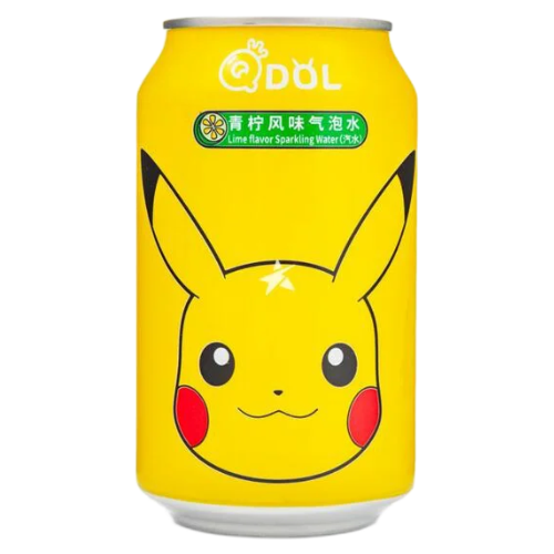 Qdol Pokemon Pikachu Bevanda Gassata Gusto Lime 330ml