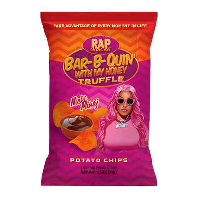 RAP SNACKS  Nicki Minaj Bar-B-Quin' Honey Truffle Potato Chips 71gr