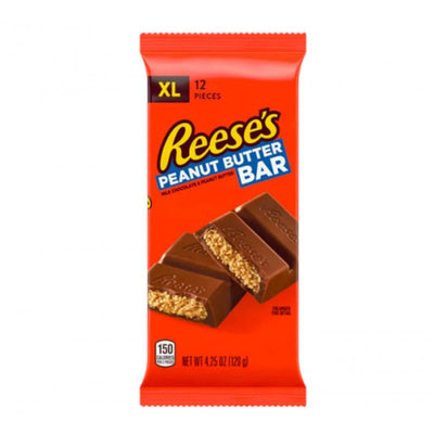 REESE'S Peanut Butter Bar XL - tavoletta di cioccolato ripiena al burro di arachidi 120g