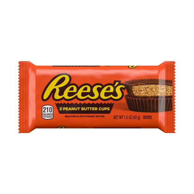 REESE'S 2 Peanut Butter Cups - 2 coppette di cioccolato ripiene di burro di arachidi