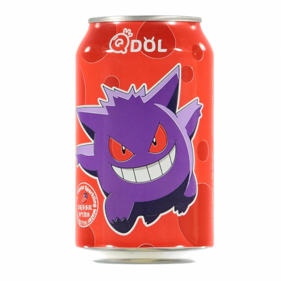 Qdol Pokemon Gengar Bevanda Gassata alla Fragola 330ml