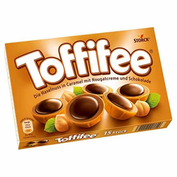 Storck Toffifee - Nocciola ricoperta di caramello e crema alla nocciola confezione da 15 pezzi