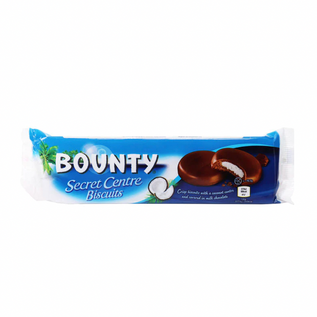 Bounty Secret Centre Biscuits - Biscotto con ripieno al cocco e copertura di cioccolato al Latte