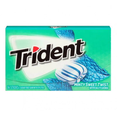 TRIDENT Chewing Gum Minty Sweet Twist 31gr