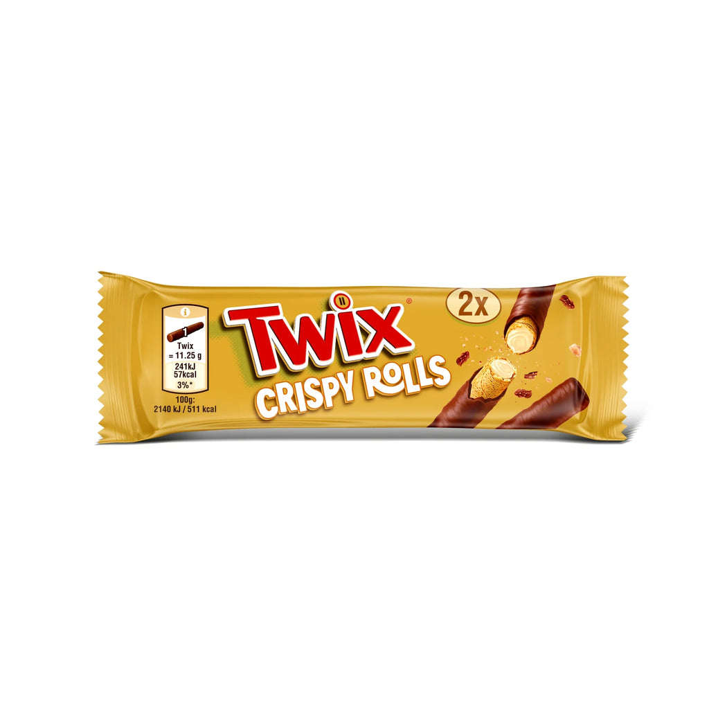 Twix Crispy Rolls – Wafer con cioccolato e caramello
