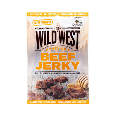 WILD WEST Beef Jerky Honey BBQ - Carne essiccata gusto BBQ