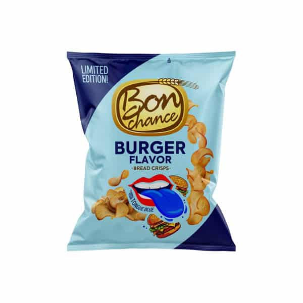Bon Chance Burger Flavor - Snack croccanti gusto Hamburger