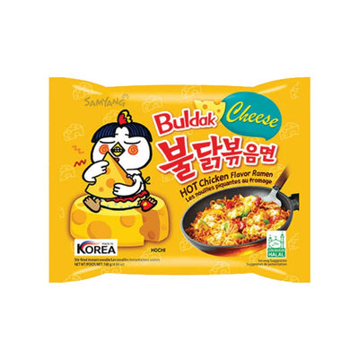 SAMYANG BULDAK Ramen Hot Chicken Cheese – Ramen istantaneo gusto di pollo piccante e formaggio 140 gr