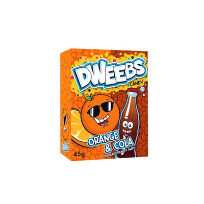 DWEEBS Orange & Cola - Caramelle gusto  Arancia e Cola 45 gr