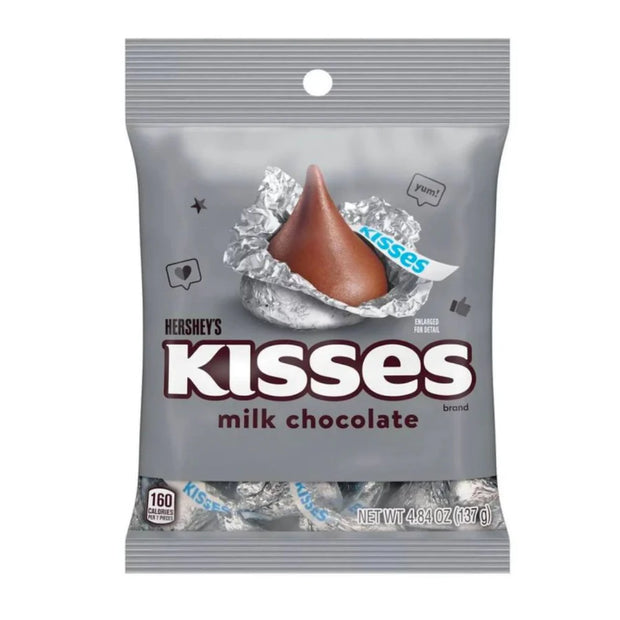 HERSHEY'S KISSES MILK CHOCOLATE 137gr - cioccolatini al latte a forma di goccia