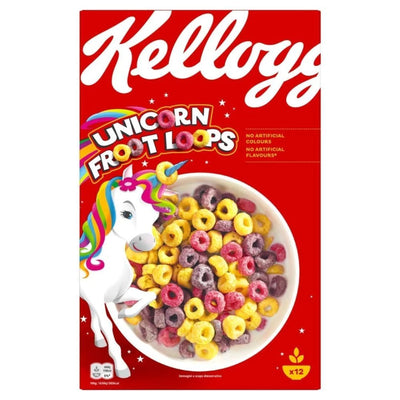 KELLOGG'S UNICORN FROOT LOOPS  CEREALI 375gr