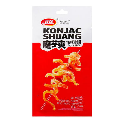Konjac Shuang Hot & Spicy - snack a base di konjac agrodolce piccante 50g