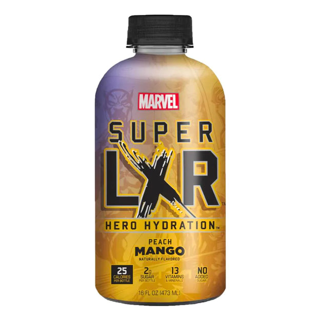ARIZONA x MARVEL Super LXR Hero Peach Mango - energy drink al gusto di Pesca e mango 473ml