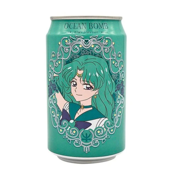 OCEAN BOMB Sailor Jupiter Kiwi Flavor - Bevanda Gassata al Kiwi 330ml ( SCADUTA, SOLO DA COLLEZIONE)