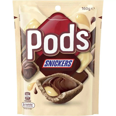Pods Snickers- Bocconcini di wafer ripieni di crema Snickers 160gr