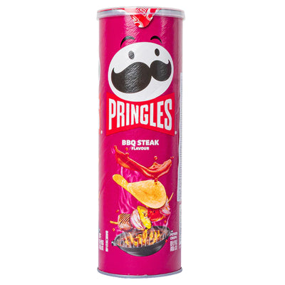 PRINGLES BBQ STEAK FLAVOUR - patatine al gusto bistecca al Barbecue110g