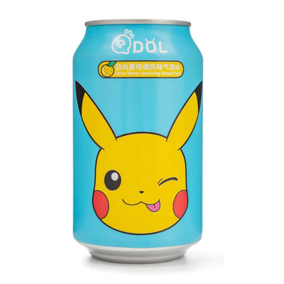 Qdol Pokemon Pikachu Bevanda Gassata Gusto Cedro 330ml (SCADUTA) (SOLO PER COLLEZIONE)