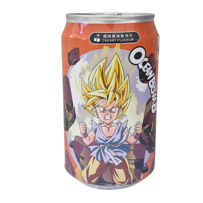 OCEAN BOMB Dragon Ball GT Goku Super Saiyan - bevanda gassata al gusto di ciliegia 330ml