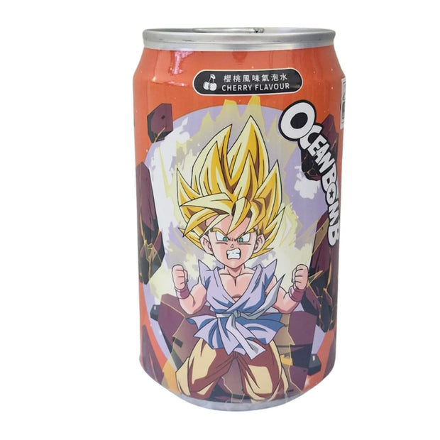 OCEAN BOMB Dragon Ball GT Goku Super Saiyan - bevanda gassata al gusto di ciliegia 330ml