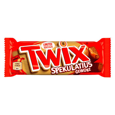 TWIX SPEKULATIUS - barretta di cioccolato e caramello al sapore di spezie