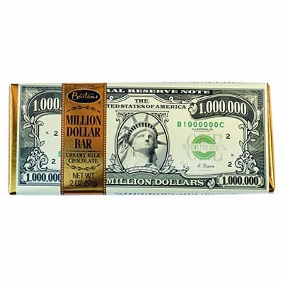 BARTON'S MILLION DOLLAR CHOCOLATE BAR - Jerry America