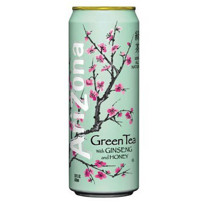 ARIZONA GREEN TEA CON GINSENG E MIELE - Jerry America