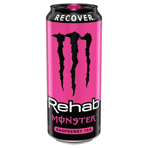 MONSTER REHAB RECOVER RASPBERRY 458ml - energy drink al gusto lampone