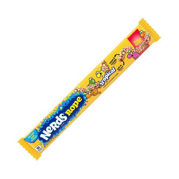 NERDS ROPE TROPICAL - caramella gommosa ricoperta di caramelline gusto frutti tropicali