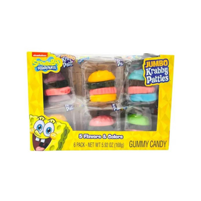 SPONGEBOB GUMMY KRABBY PATTIES CONFEZIONE DA 6 168gr