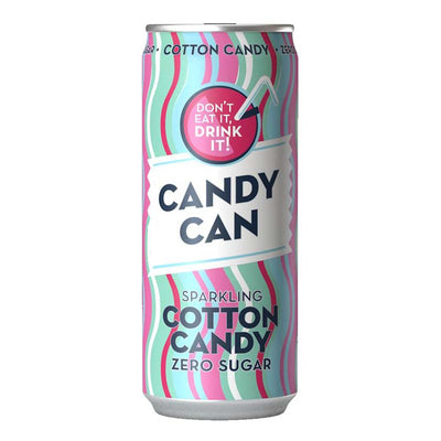 CANDY CAN COTTON CANDY 330ml - bevanda gassata gusto zucchero filato