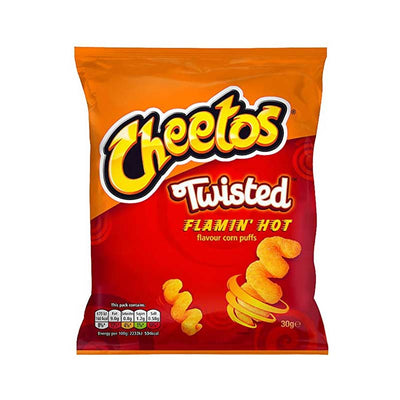 CHEETOS TWISTED FLAMIN' HOT - patatine piccanti a spirale da 30g