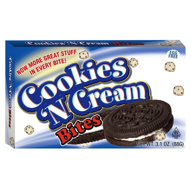 COOKIES 'N' CREAM BITES 88g - confetti di crema e pezzi di biscotto