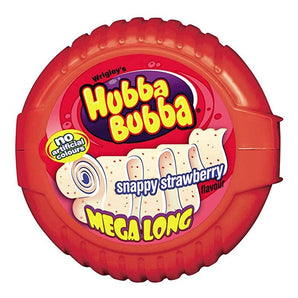 HUBBA BUBBA TAPE STRAWBERRY - gomma da masticare a nastro gusto fragola