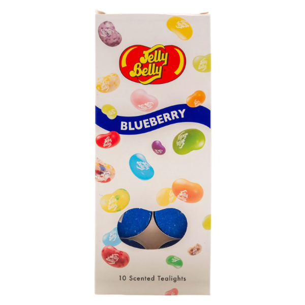 JELLY BELLY BLUBERRY TEALIGHTS - 10 candeline profumate al mirtillo